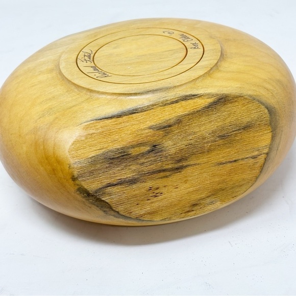 SIGNED & DATED Box Elder Hand Lathed Modern Wild Grass Vase RICHARD FITCH - Picture 9 of 14